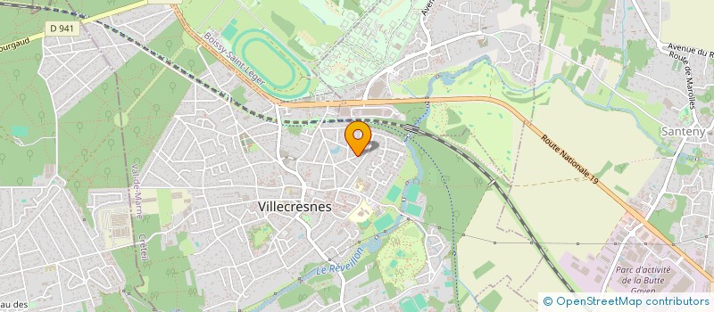 localisation de l'entreprise MONSIEUR ROSTOM BENKECHIDA  VILLECRESNES