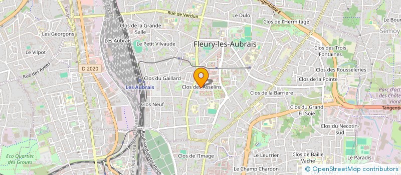 localisation de l'entreprise MONSIEUR ROSWELT JEAN à FLEURY-LES-AUBRAIS