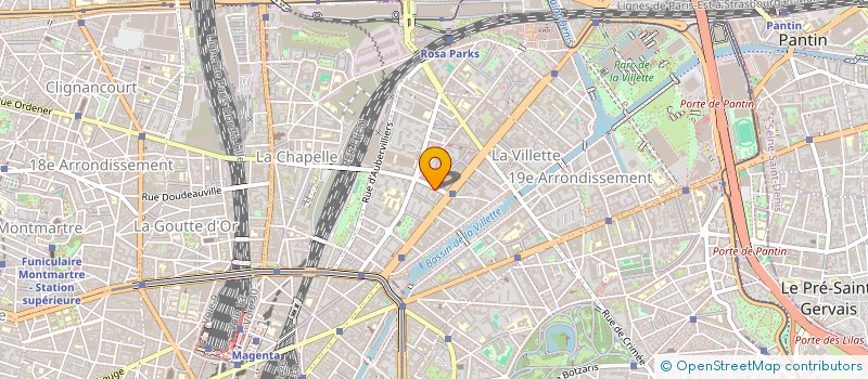 localisation de l'entreprise MONSIEUR ROSY KAPESA  PARIS