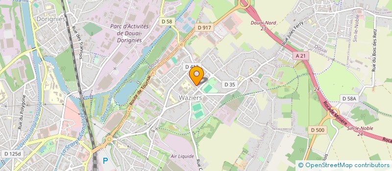 localisation de l'entreprise MONSIEUR ROTARU CATALIN  WAZIERS