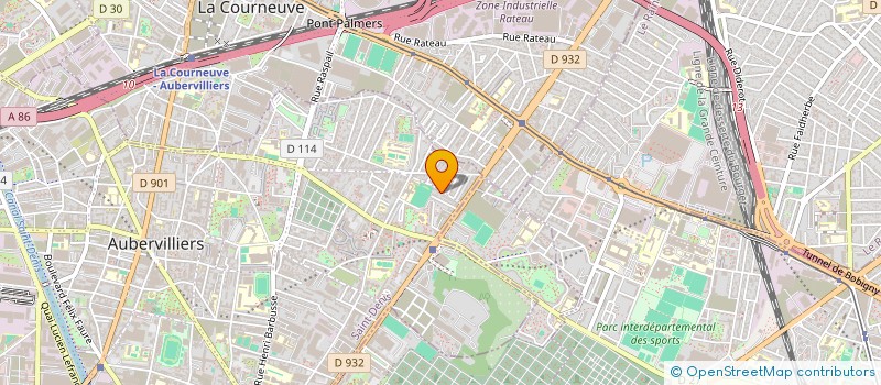 localisation de l'entreprise MONSIEUR ROUCHDI ABDERRAZZAQ  AUBERVILLIERS