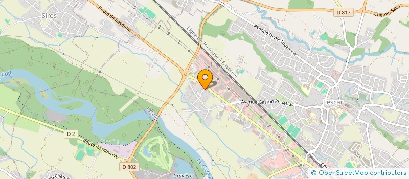 localisation de l'entreprise MONSIEUR ROUCHDI BARARA  LESCAR