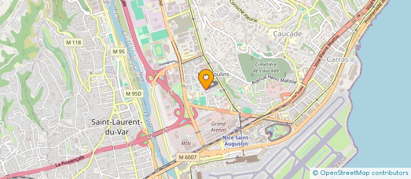 localisation de l'entreprise MONSIEUR ROUCHDI BENNACEUR  NICE