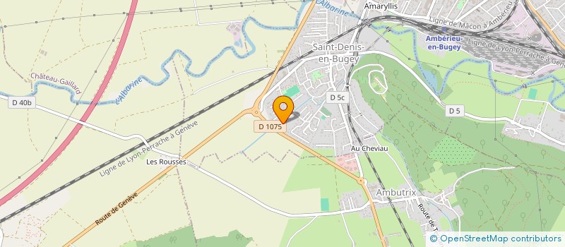 localisation de l'entreprise MONSIEUR ROUCHDI ZANANE à SAINT-DENIS-EN-BUGEY