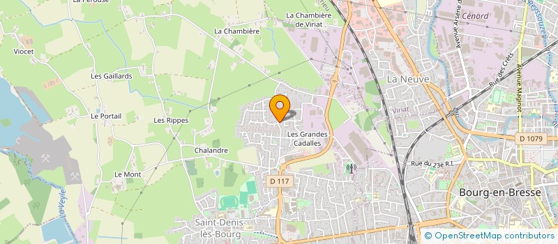 localisation de l'entreprise MONSIEUR ROUGET FAUCONNIER à SAINT-DENIS-LES-BOURG