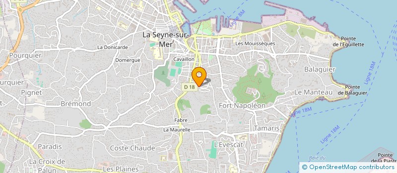 localisation de l'entreprise MONSIEUR ROUJDI SGHAIER à LA SEYNE SUR MER