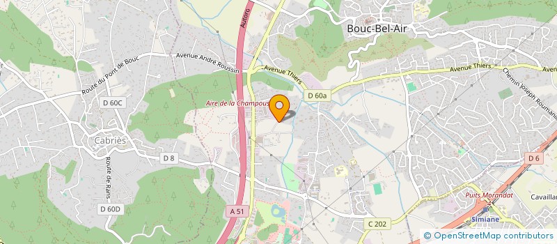 localisation de l'entreprise MONSIEUR ROUPEN TCHAKALIAN à BOUC-BEL-AIR