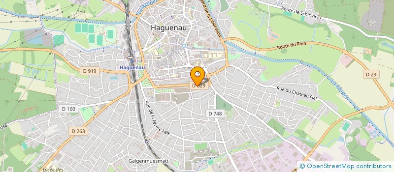 localisation de l'entreprise MONSIEUR ROUSLAN KAZIMAGOMEDOV  HAGUENAU