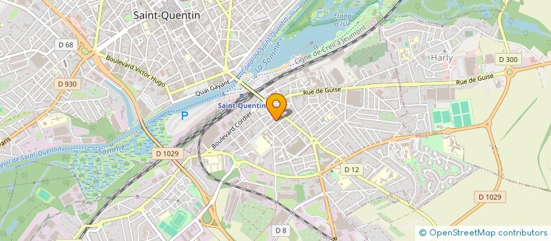 localisation de l'entreprise MONSIEUR ROUSNAU MISERE à SAINT-QUENTIN