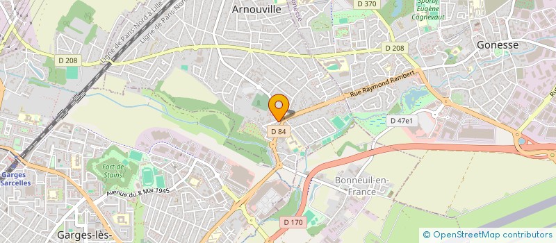 localisation de l'entreprise MONSIEUR ROUSSEAU LAFLEUR  ARNOUVILLE