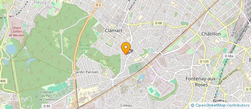 localisation de l'entreprise MONSIEUR ROUSSEAU WILLIAM à CLAMART