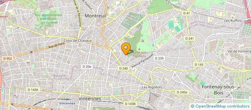 localisation de l'entreprise MONSIEUR ROUSSEN FLORIVAL à MONTREUIL