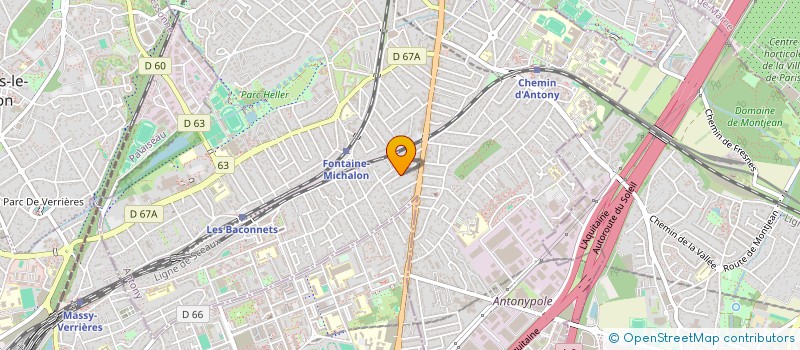 localisation de l'entreprise MONSIEUR ROUSSET ALBAN à ANTONY