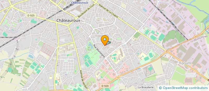 localisation de l'entreprise MONSIEUR ROUSTAM MOUKLOUCHEV à CHATEAUROUX