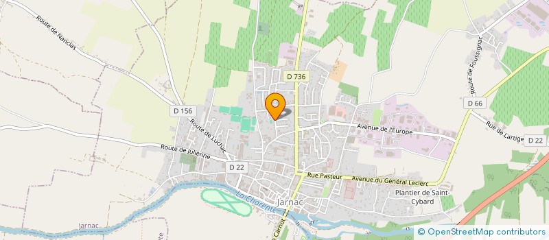localisation de l'entreprise MONSIEUR ROUTWIK FORZTER à JARNAC