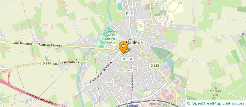 localisation de l'entreprise MONSIEUR ROUVILLOIS CYRIL à BAILLEUL