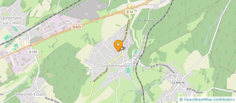 localisation de l'entreprise MONSIEUR ROUX CHRISTOPHE  MONTFERRAND-LE-CHATEAU