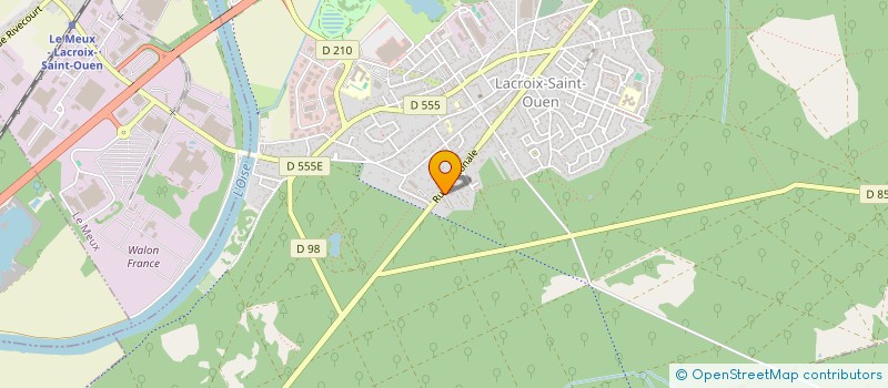 localisation de l'entreprise MONSIEUR ROWAN BENSADI  LACROIX-SAINT-OUEN