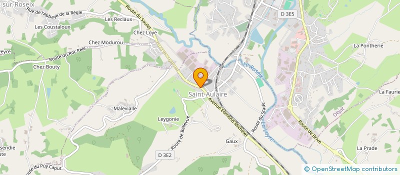 localisation de l'entreprise MONSIEUR ROWAN BOUILLERY  SAINT-AULAIRE