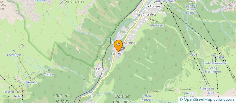 localisation de l'entreprise MONSIEUR ROWAN LEAHY  CHAMONIX-MONT-BLANC