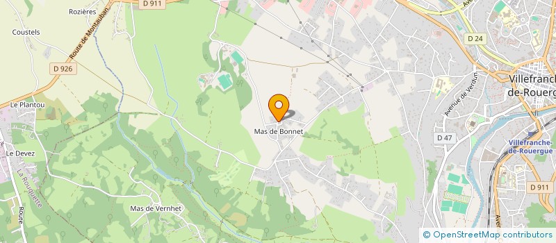 localisation de l'entreprise MONSIEUR ROXAN FUMAT  VILLEFRANCHE-DE-ROUERGUE