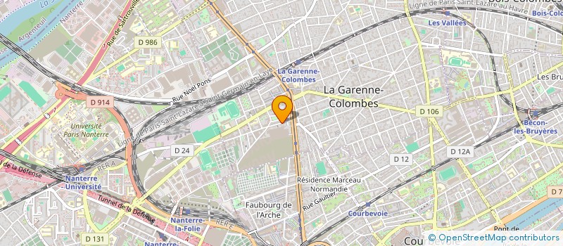 localisation de l'entreprise MONSIEUR ROY DACCACHE à LA GARENNE-COLOMBES
