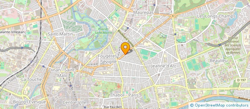 localisation de l'entreprise MONSIEUR ROY DUPONT à RENNES