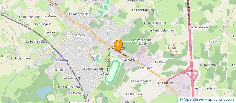 localisation de l'entreprise MONSIEUR ROY HURST  ECOMMOY