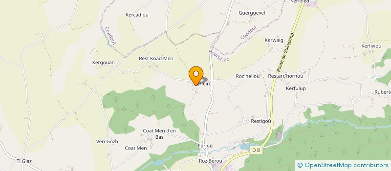 localisation de l'entreprise MONSIEUR ROY KERRY  LANGOELAN