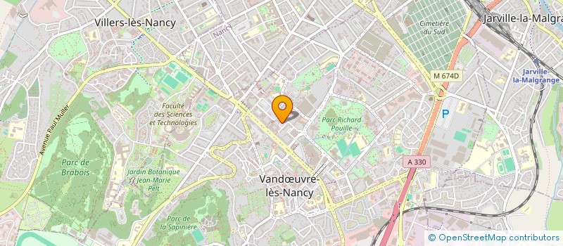 localisation de l'entreprise MONSIEUR ROY PAGLIARINI  VANDUVRE-LES-NANCY