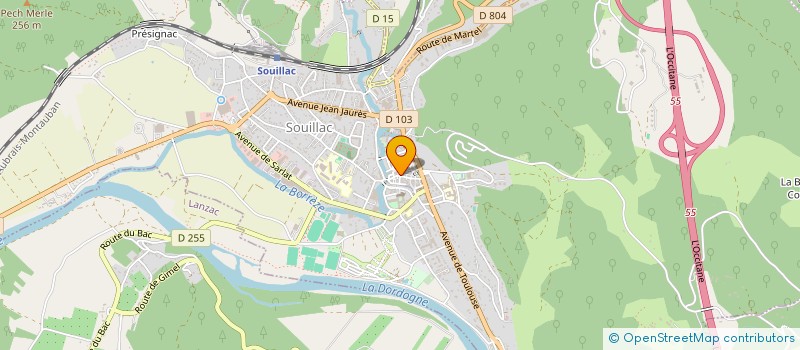 localisation de l'entreprise MONSIEUR ROY SLADE  SOUILLAC