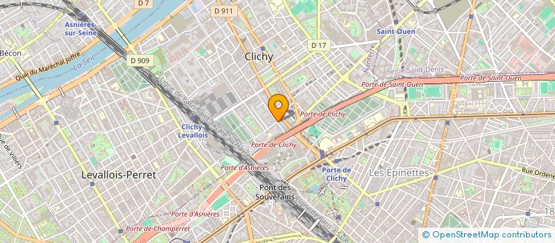 localisation de l'entreprise MONSIEUR ROYHAN AHMOD  CLICHY