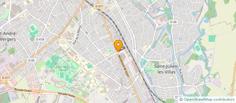 localisation de l'entreprise MONSIEUR ROZAMIN SHINWARI  SAINT-JULIEN-LES-VILLAS