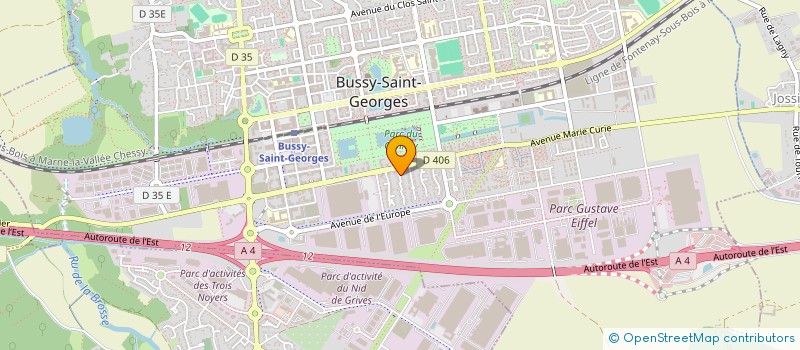 localisation de l'entreprise MONSIEUR ROZARIO DHANARAJ  BUSSY-SAINT-GEORGES