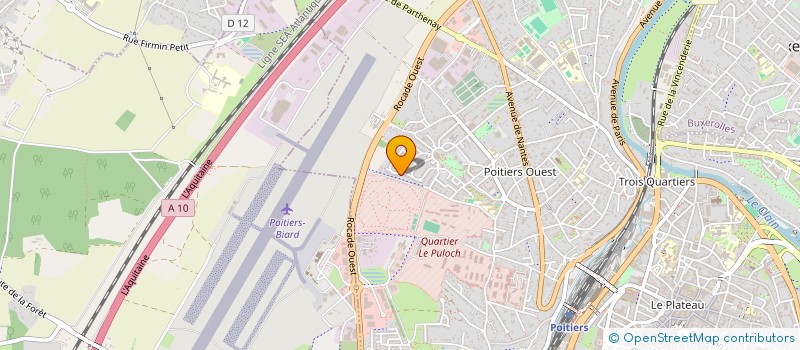 localisation de l'entreprise MONSIEUR ROZENN BRETON  POITIERS