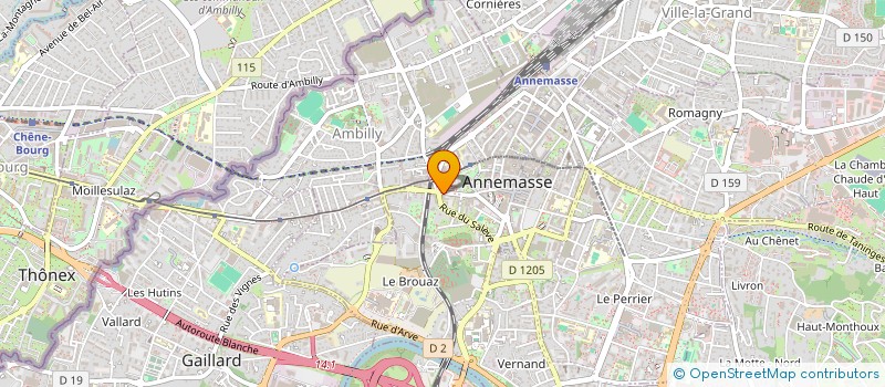 localisation de l'entreprise MONSIEUR RRAHMAN ZEKA  ANNEMASSE