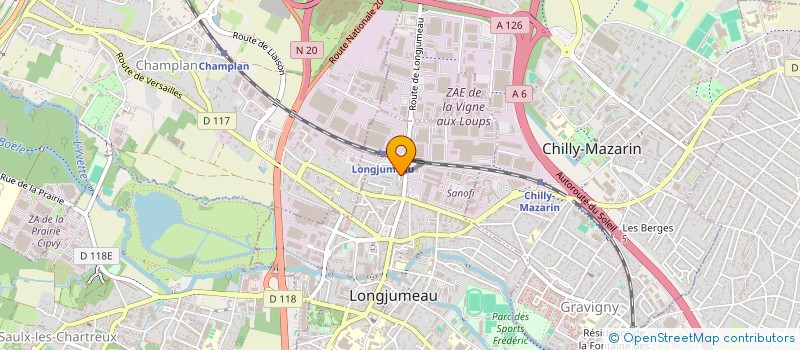 localisation de l'entreprise MONSIEUR RUBBEN GUIOVANNA à LONGJUMEAU