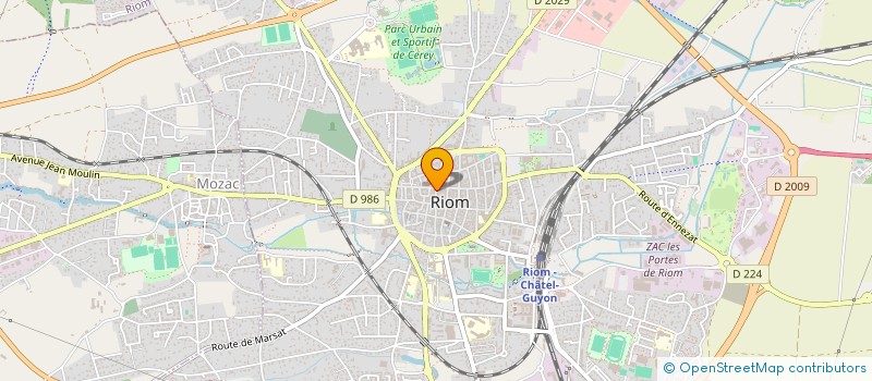 localisation de l'entreprise MONSIEUR RUBBEN OFFMANN  RIOM