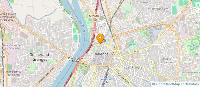 localisation de l'entreprise MONSIEUR RUBEL AHMED  VALENCE