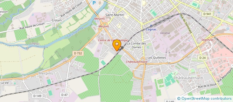 localisation de l'entreprise MONSIEUR RUBEL AHMED à COGNAC