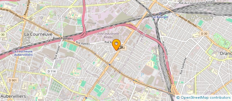 localisation de l'entreprise MONSIEUR RUBEL BARUA à LA COURNEUVE