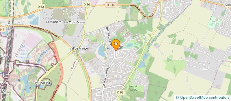 localisation de l'entreprise MONSIEUR RUBEL MIAH  COUPVRAY