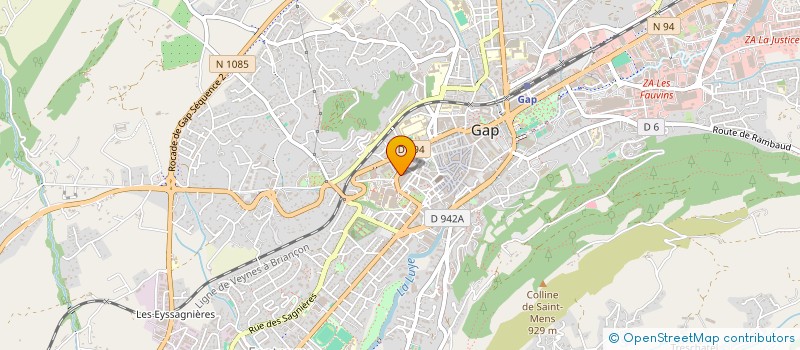 localisation de l'entreprise MONSIEUR RUBEN ALBARET  GAP