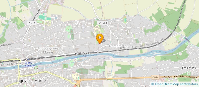 localisation de l'entreprise MONSIEUR RUBEN ALBICY  DAMPMART