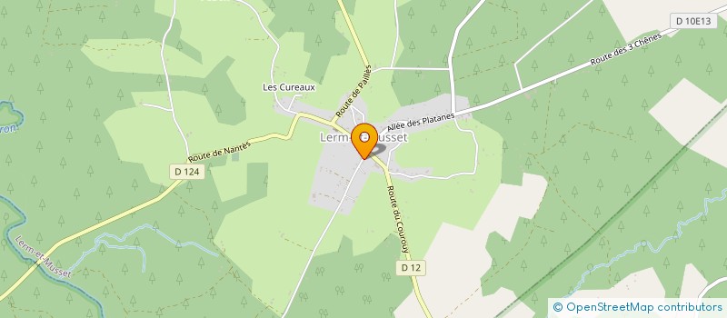 localisation de l'entreprise MONSIEUR RUBEN ALEXANDRE  LERM-ET-MUSSET