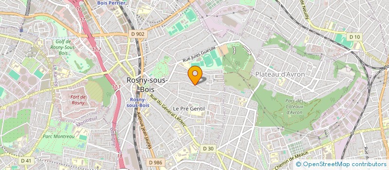 localisation de l'entreprise MONSIEUR RUBEN ATTIACH à ROSNY-SOUS-BOIS