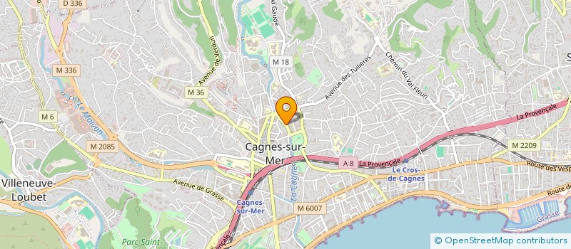 localisation de l'entreprise MONSIEUR RUBEN BARRERA à CAGNES-SUR-MER