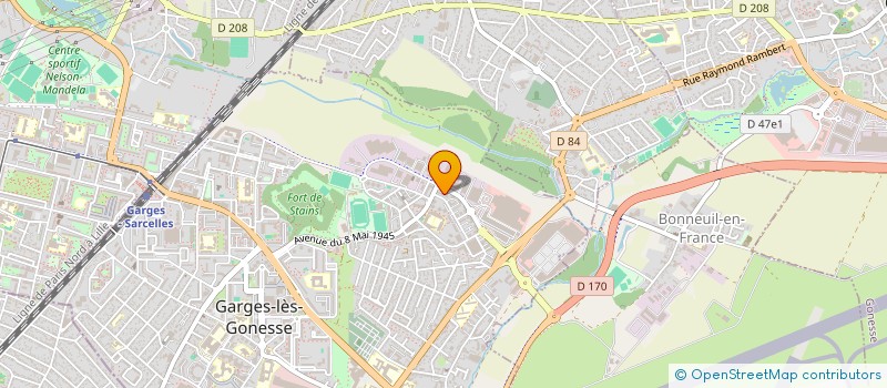 localisation de l'entreprise MONSIEUR RUBEN BASSES BONARD  GARGES-LES-GONESSE