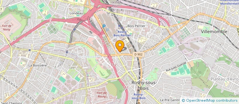 localisation de l'entreprise MONSIEUR RUBEN BAUM GERTNER à ROSNY-SOUS-BOIS