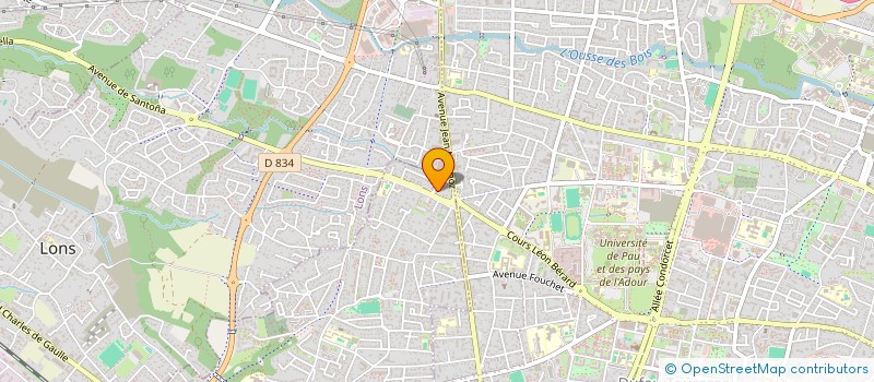 localisation de l'entreprise MONSIEUR RUBEN BENGLER  BILLERE